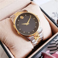Movado Black Dial Two-Tone