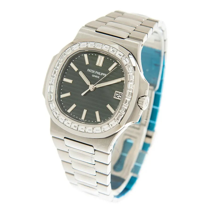 Patek Philippe Olive Green Diamond - Hình 3