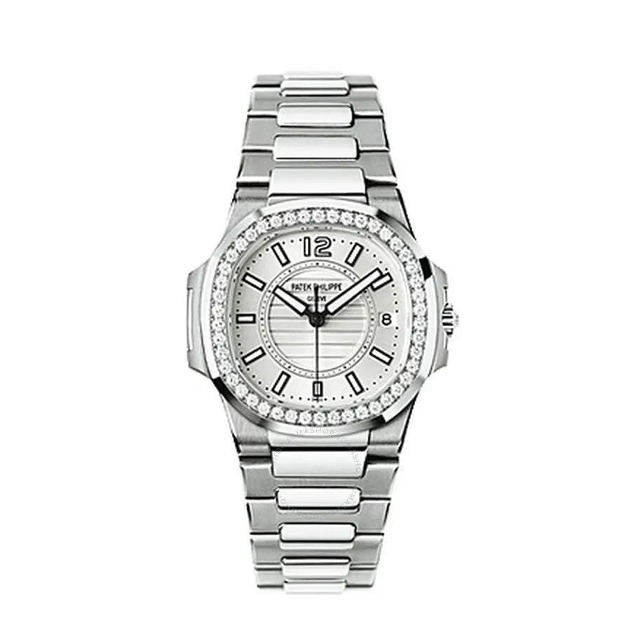 patek Nautilus Diamond Bezel Steel