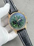Breitling Green Dial Gold