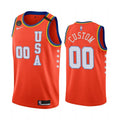 Orange USA Basketball Jersey