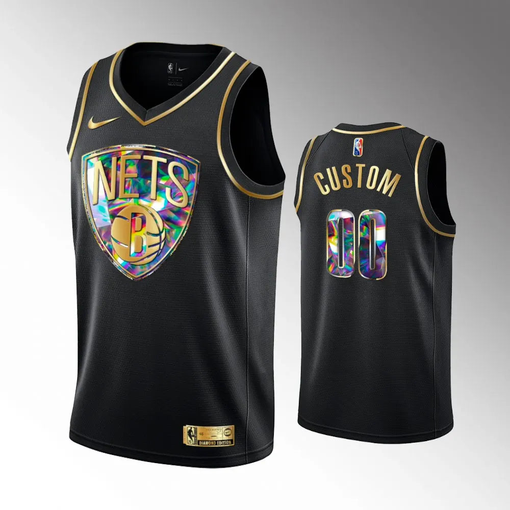 Nets Diamond Black Jersey