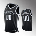 Nets Black Custom Jersey nike