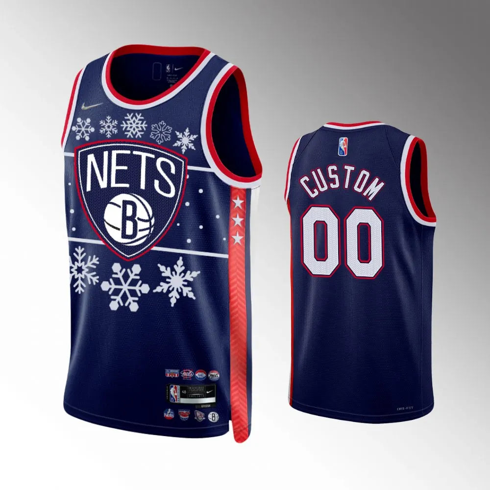 Nets Custom Blue Jersey