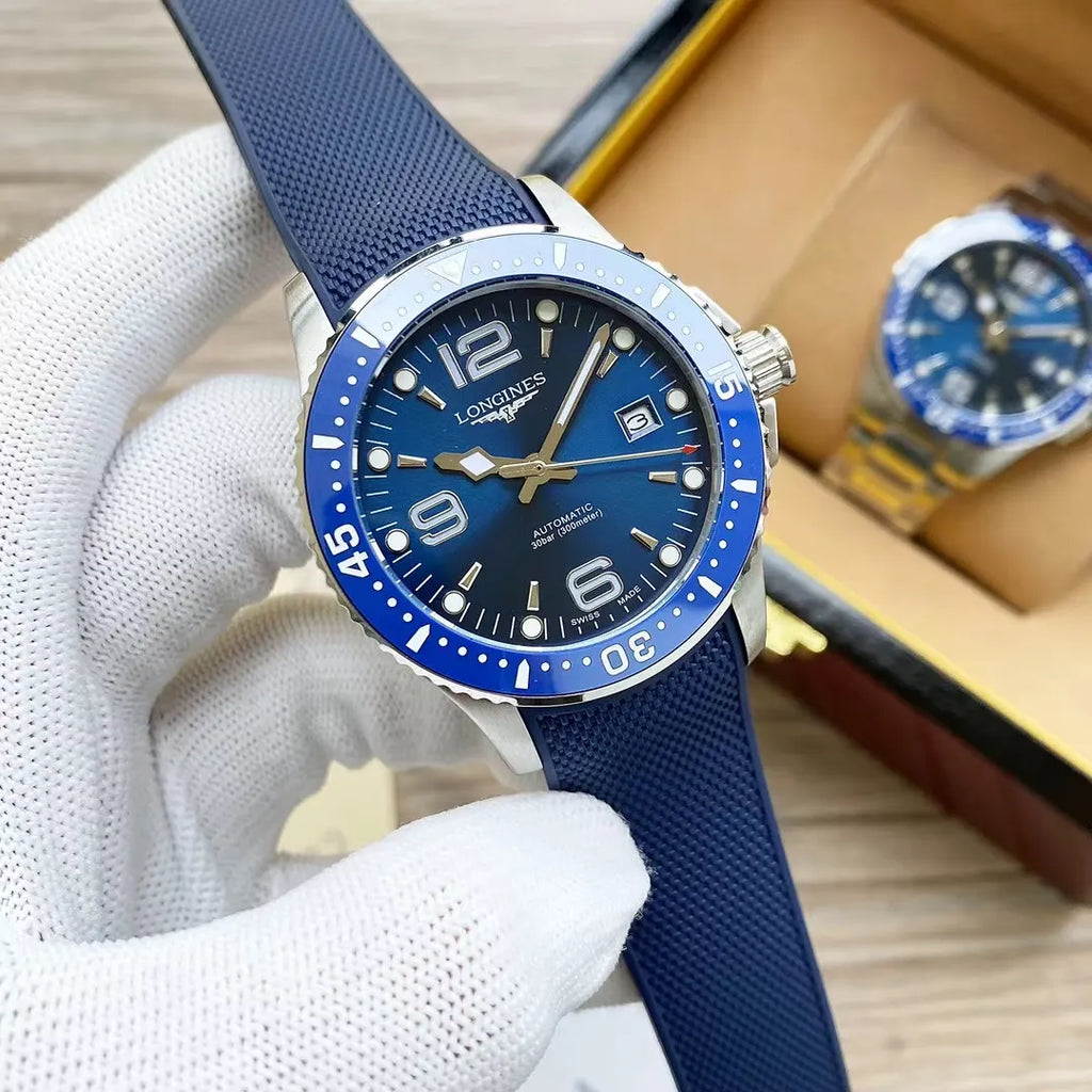 Longines Blue Rubber Dive Watch