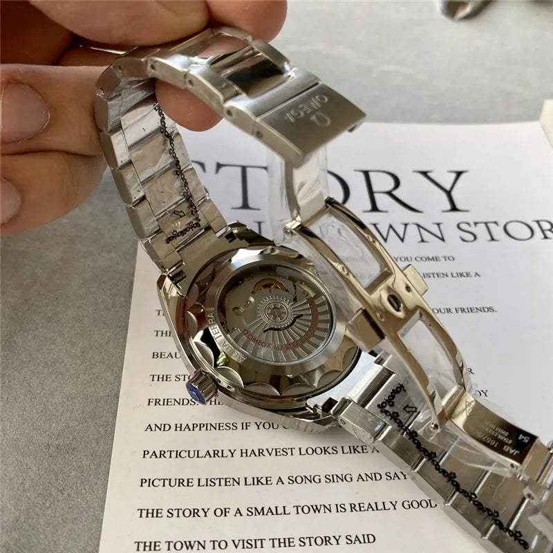 Omega Seamaster Grey Dial Steel - Hình 2