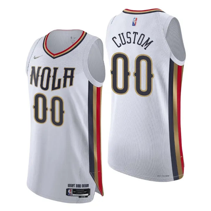 Pelicans White Jersey NOLA