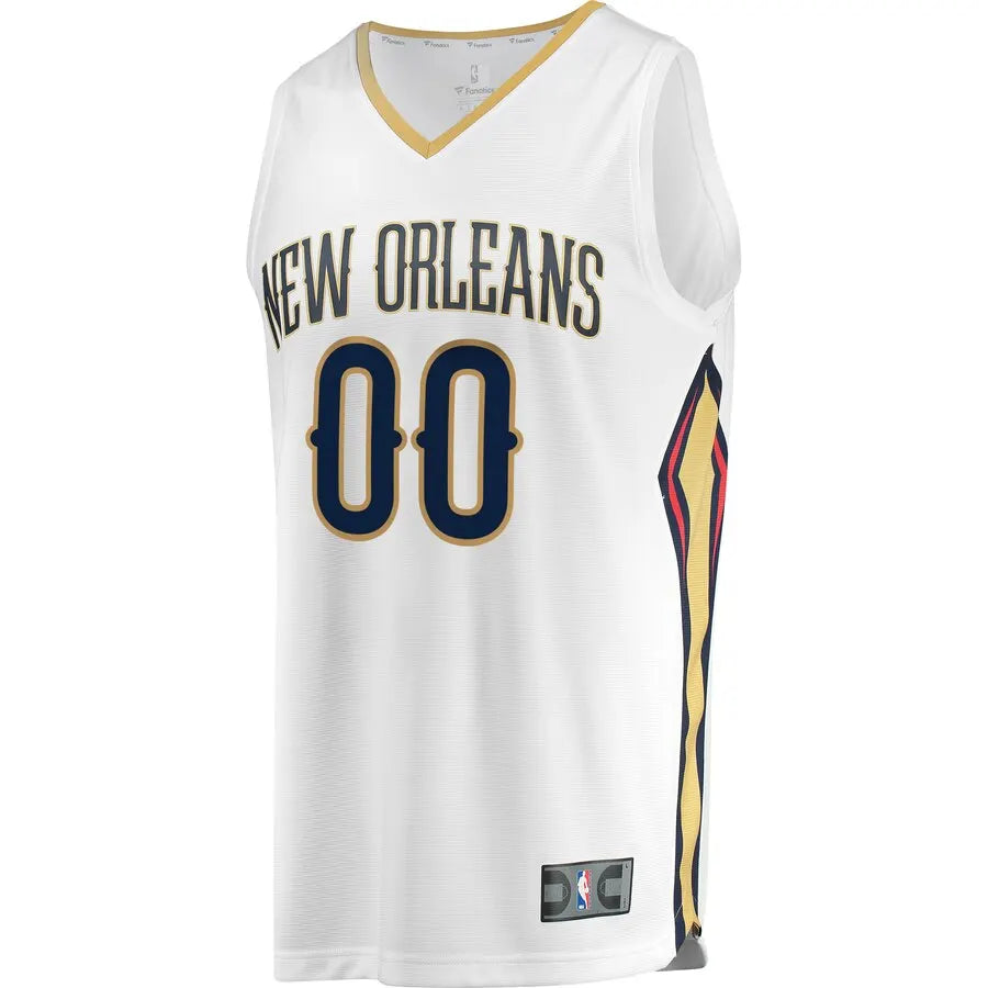 fanatics Pelicans White Custom Jersey - Hình 2