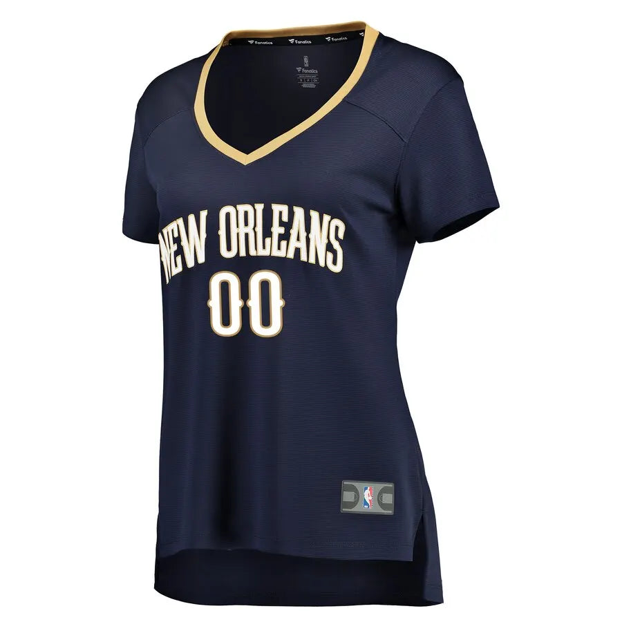 Pelicans Navy Custom Jersey Women - Hình 2