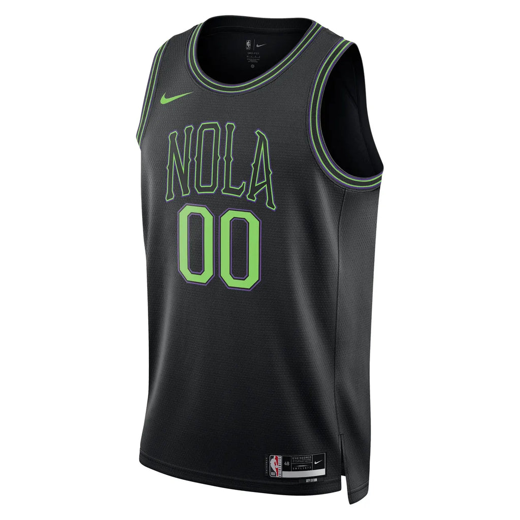 Pelicans Black Custom Jersey - Hình 2