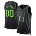 Pelicans Black Custom Jersey