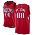 Pelicans Red Custom Jersey