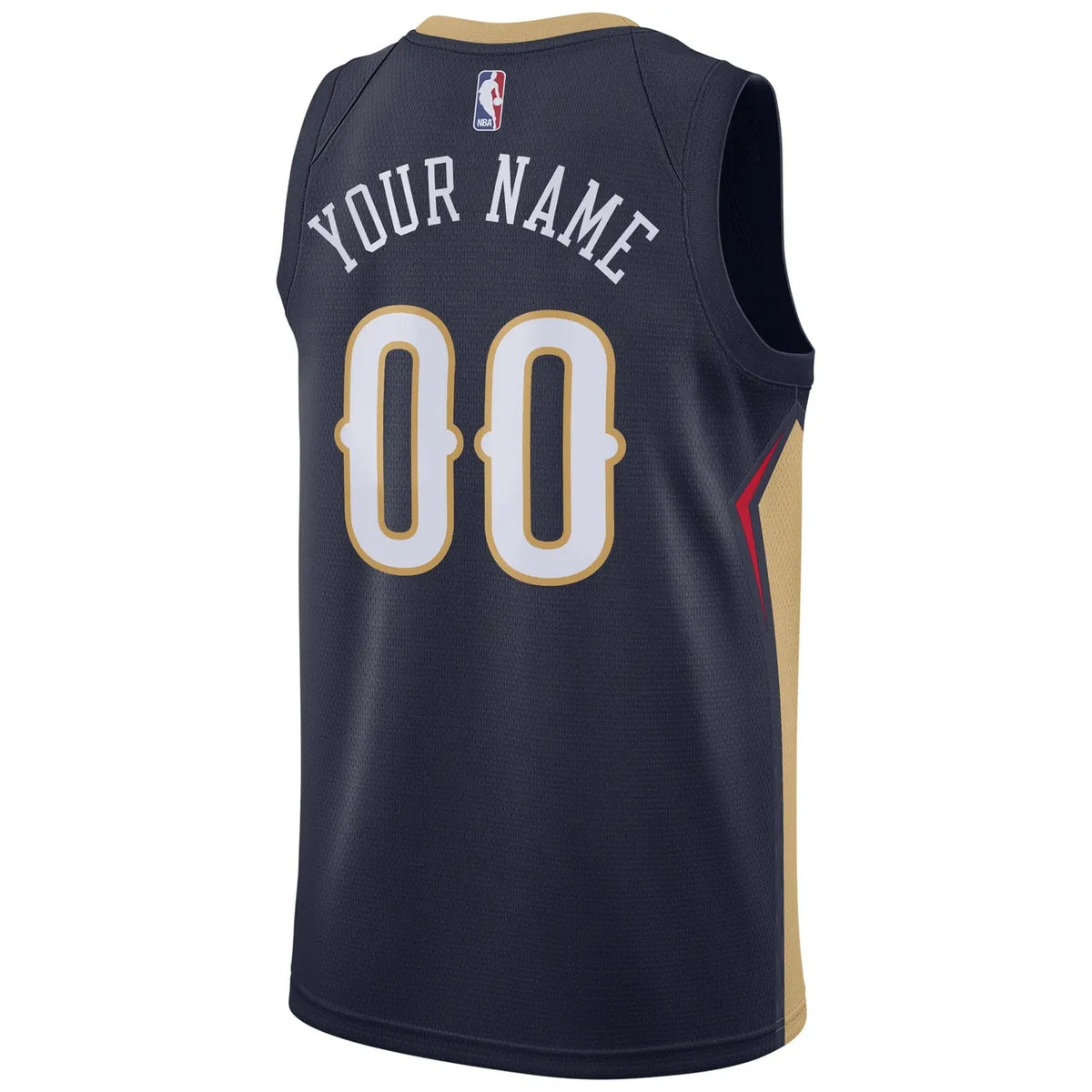 Pelicans Navy Custom Jersey nike - Hình 3