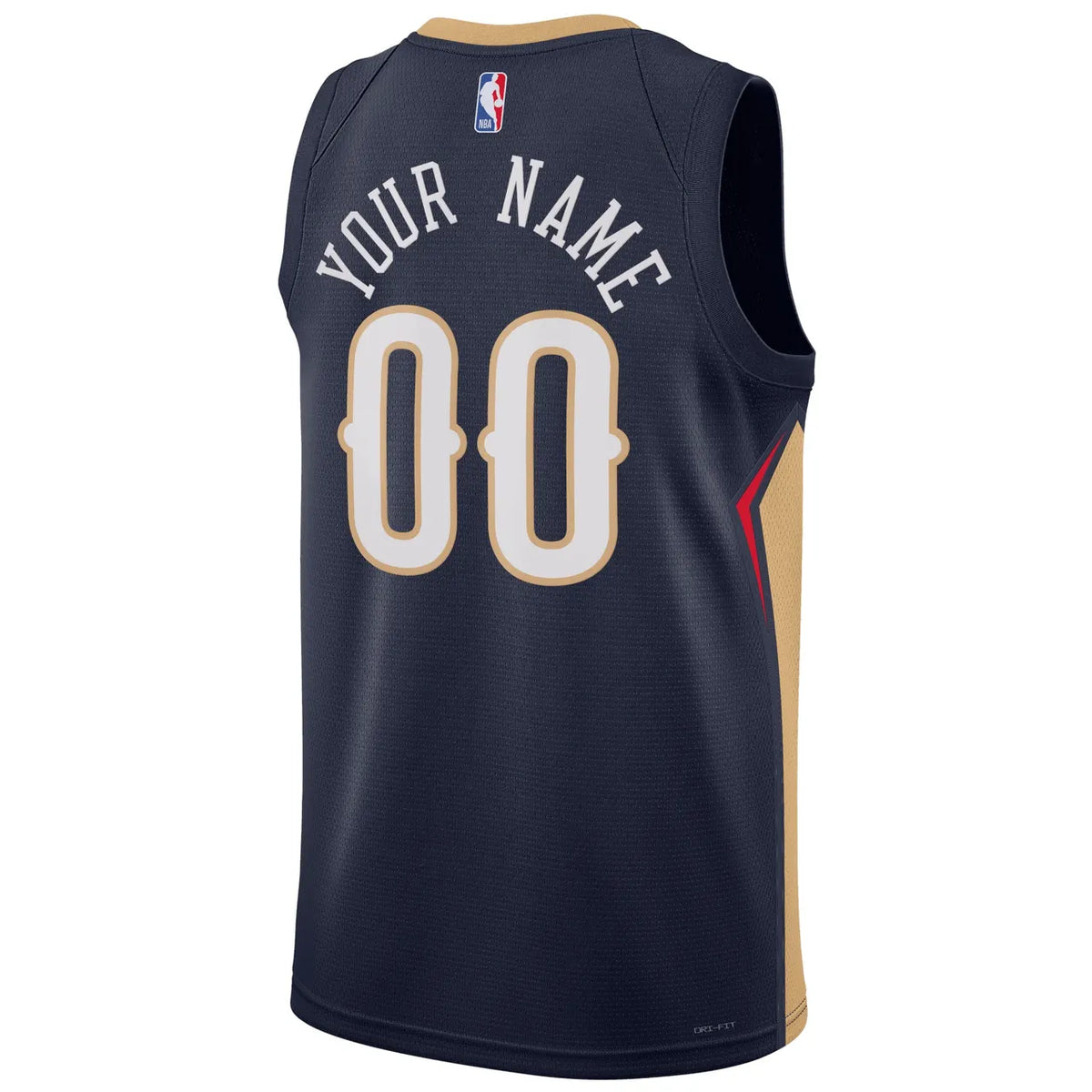 Pelicans Navy Jersey Custom - Hình 3