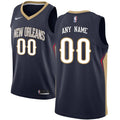 nike Pelicans Navy Custom Jersey
