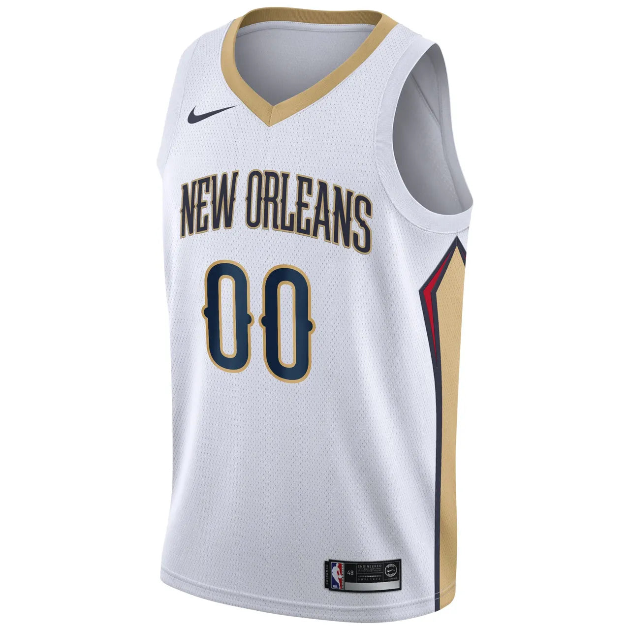 Nike Pelicans White Jersey - Hình 3