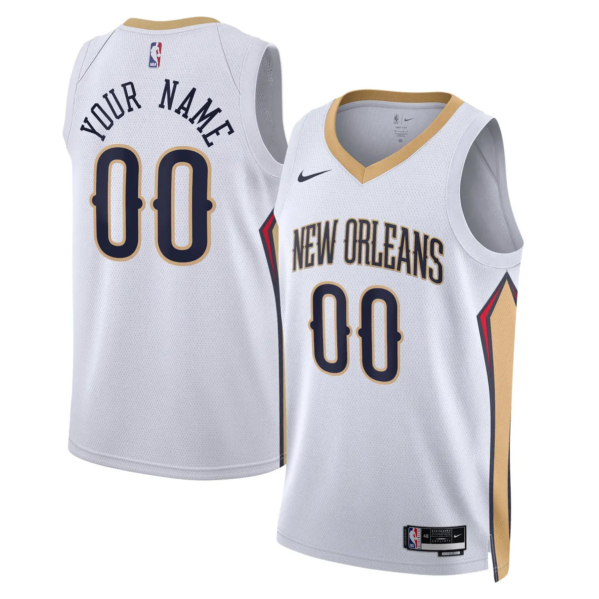 Nike Pelicans White Jersey