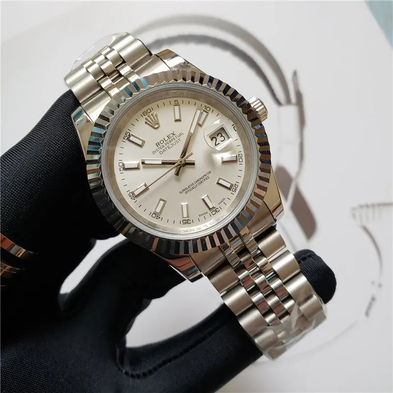 Rolex Datejust 36 Silver Dial - Hình 5
