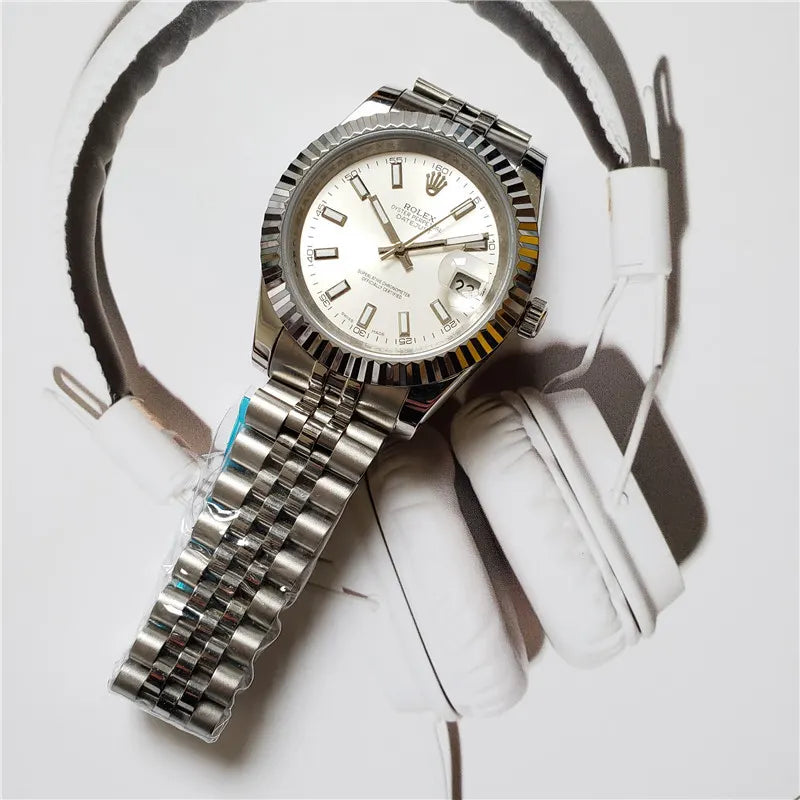 Rolex Datejust 36 Silver Dial - Hình 4