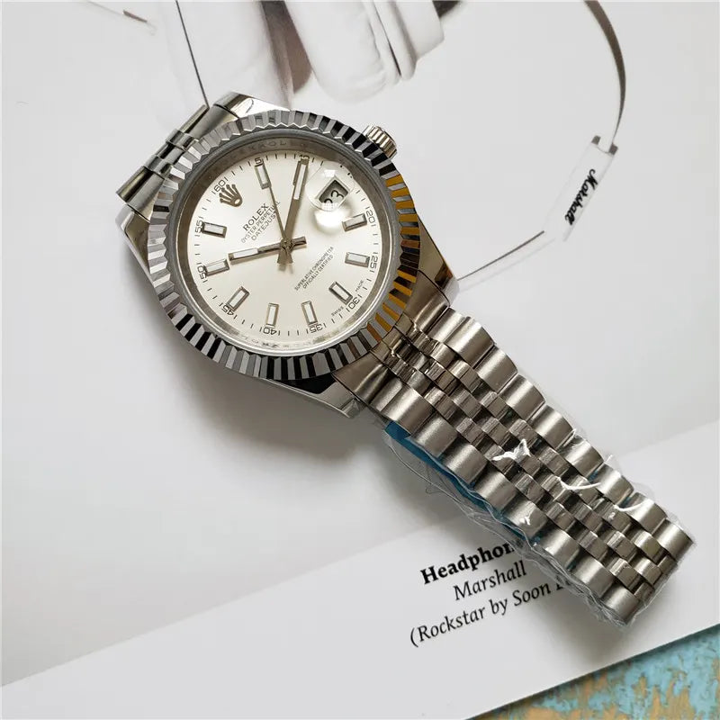Rolex Datejust 36 Silver Dial - Hình 3