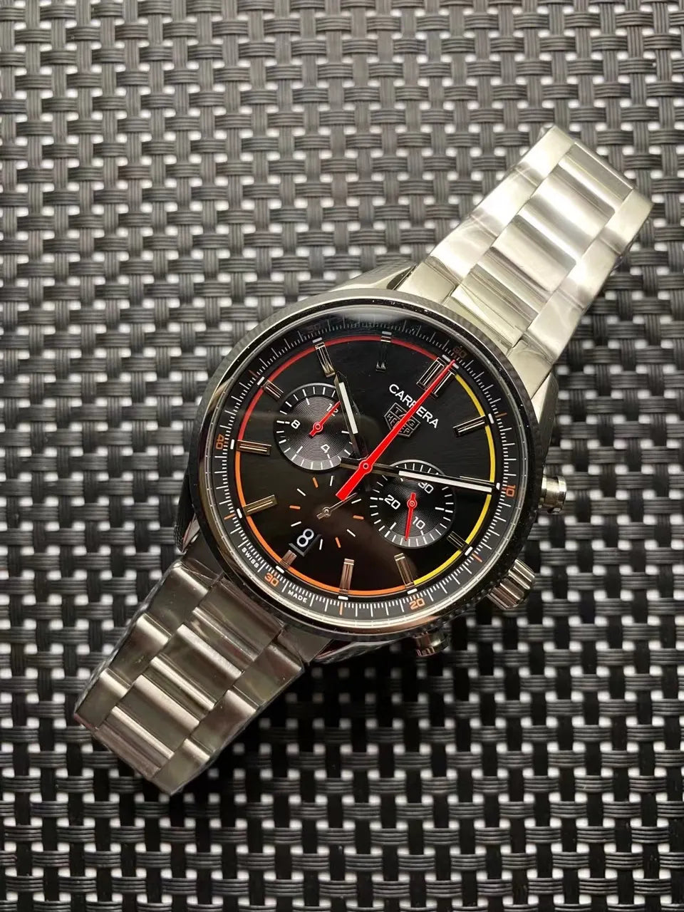 TAG Heuer Carrera Black Dial - Hình 3