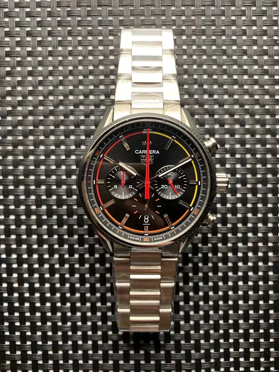 TAG Heuer Carrera Black Dial - Hình 5