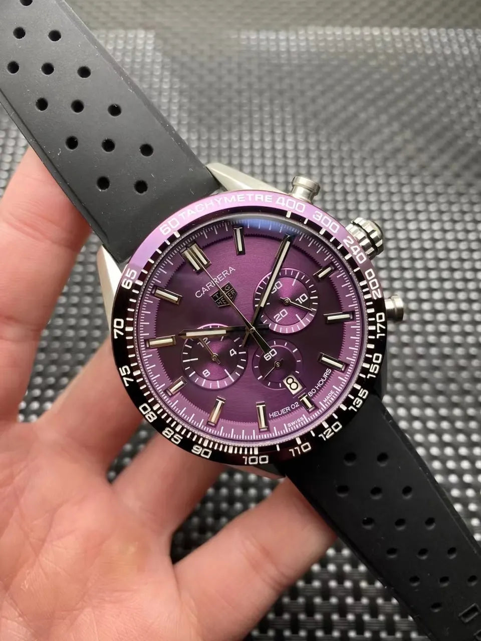 Tag Heuer Carrera Purple Dial