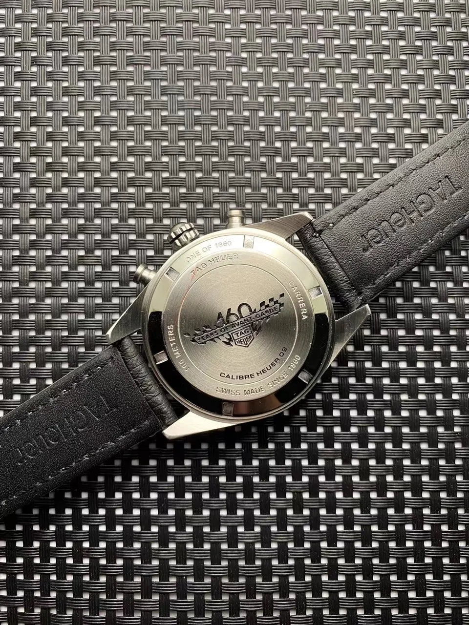 black TAG Heuer Carrera Green Dial