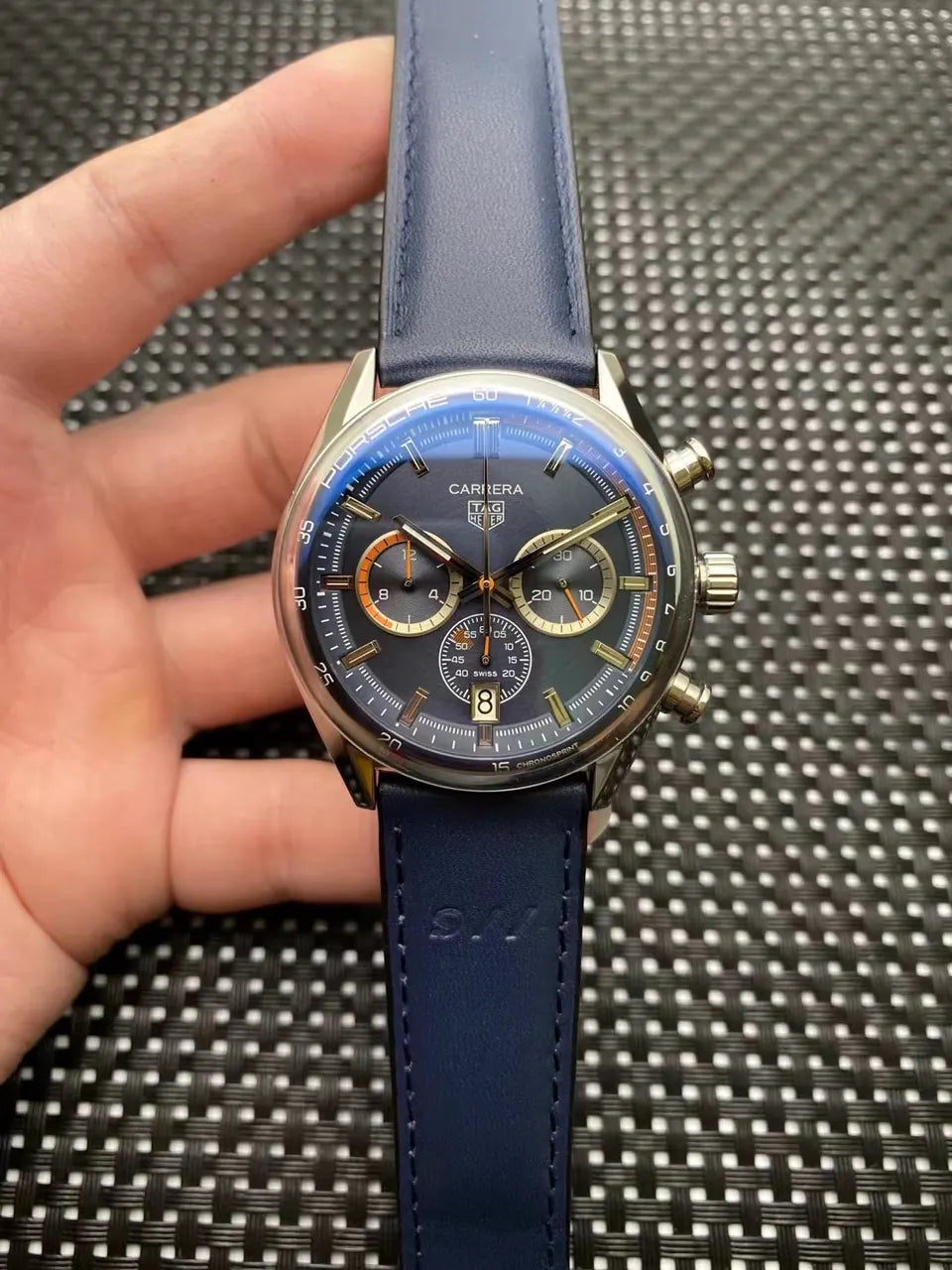 tag Carrera Porsche Blue