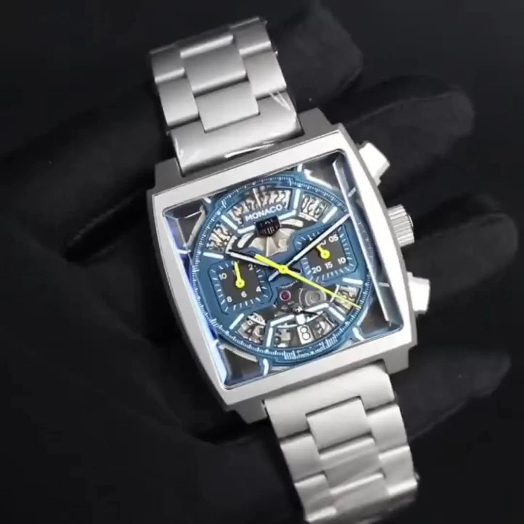 dial Tag Heuer Monaco Blue - Hình 2