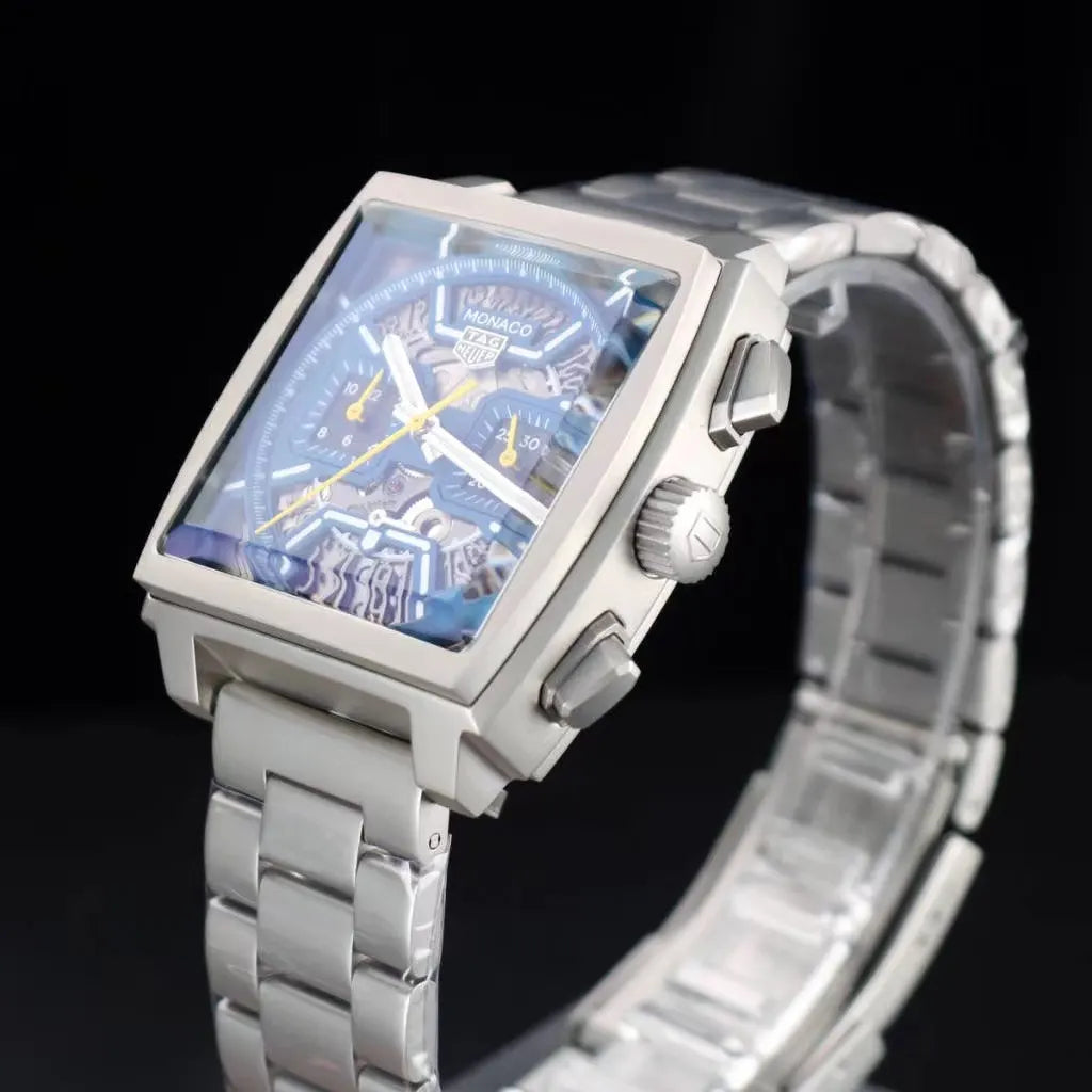 dial Tag Heuer Monaco Blue - Hình 3