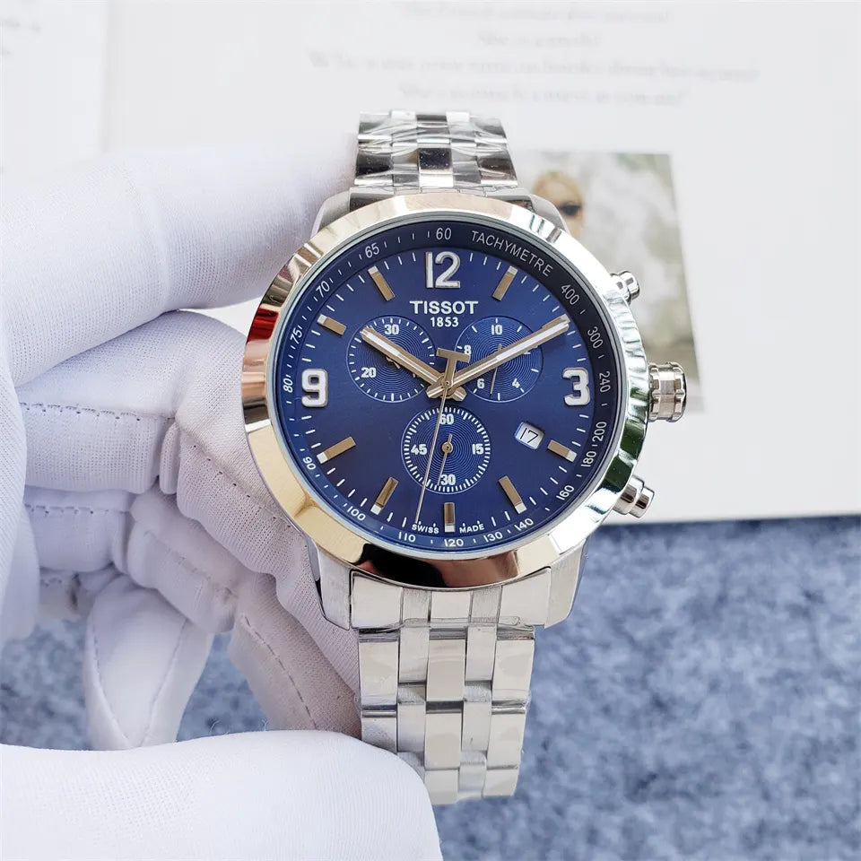 Tissot Blue Dial Chronograph