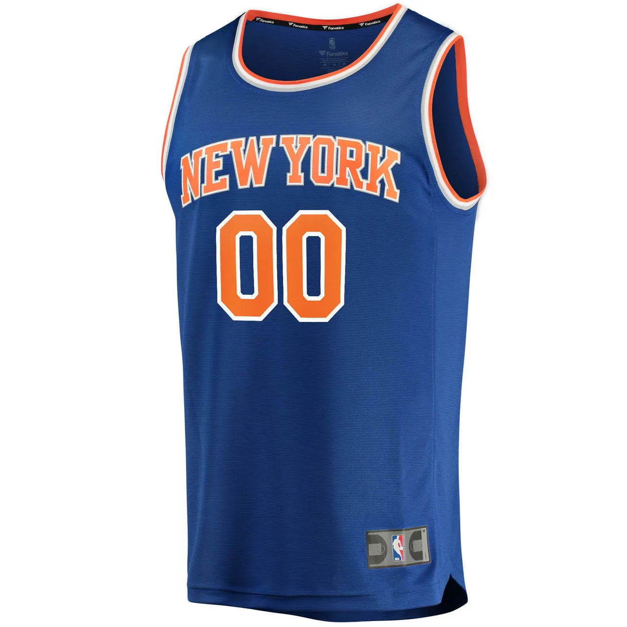 Fanatics Knicks Blue Jersey Custom - Hình 3