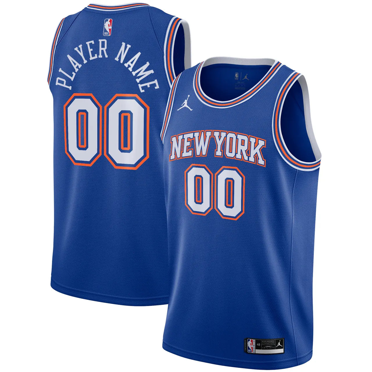 Jordan Knicks Royal Blue Jersey