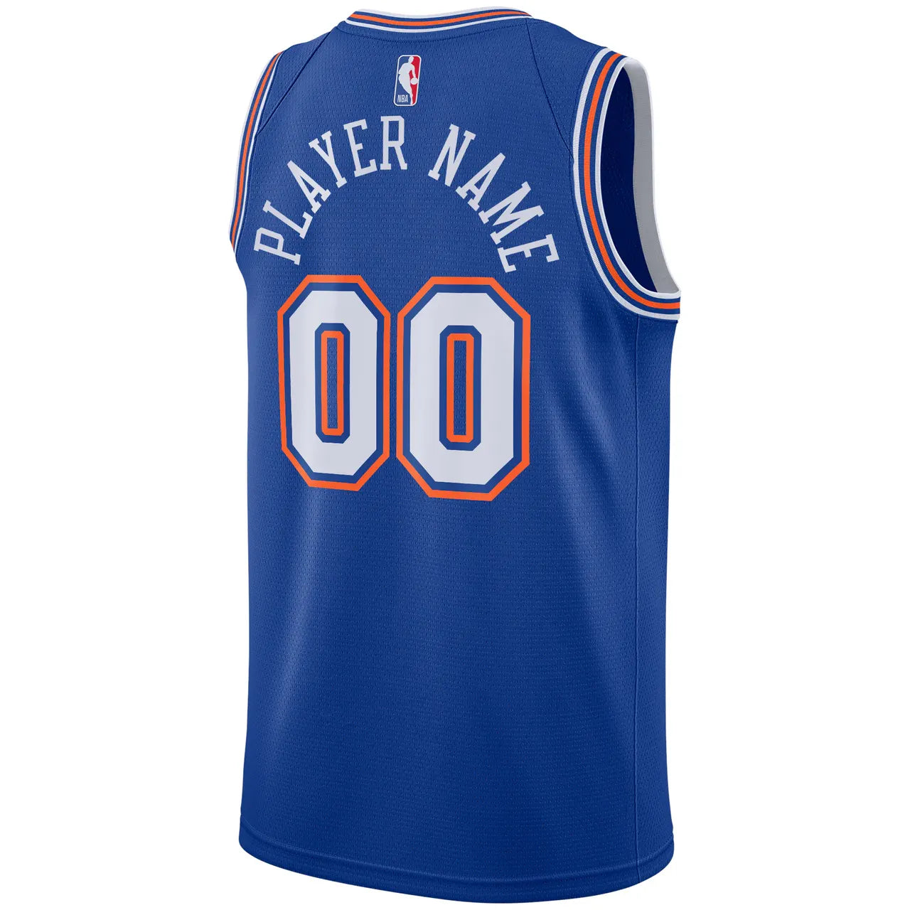 Jordan Knicks Royal Blue Jersey - Hình 4
