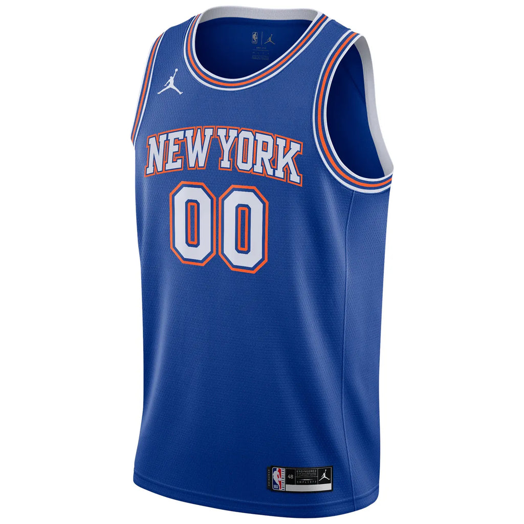 Jordan Knicks Royal Blue Jersey - Hình 3