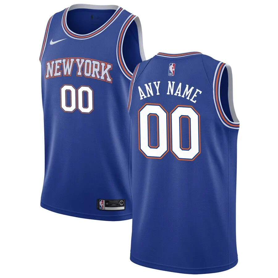 Nike Knicks Royal Blue Custom Jersey