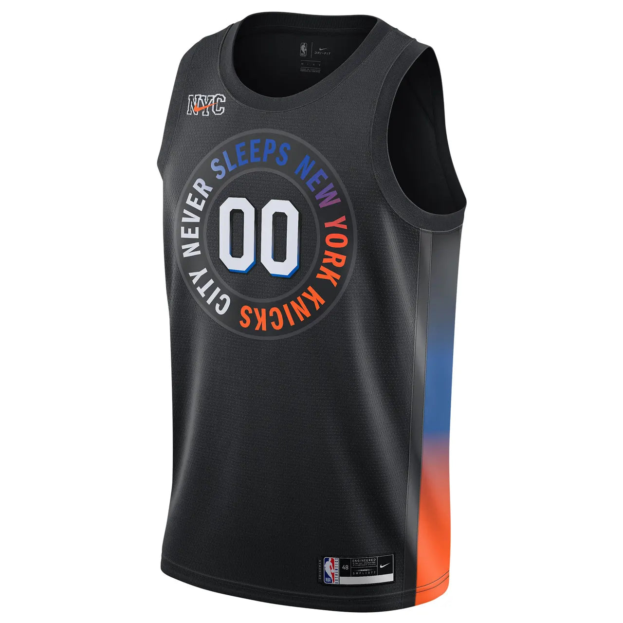 Nike Knicks Black Icon Jersey - Hình 3