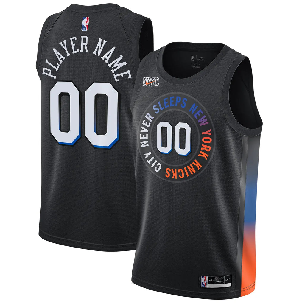 Nike Knicks Black Icon Jersey - Hình 2