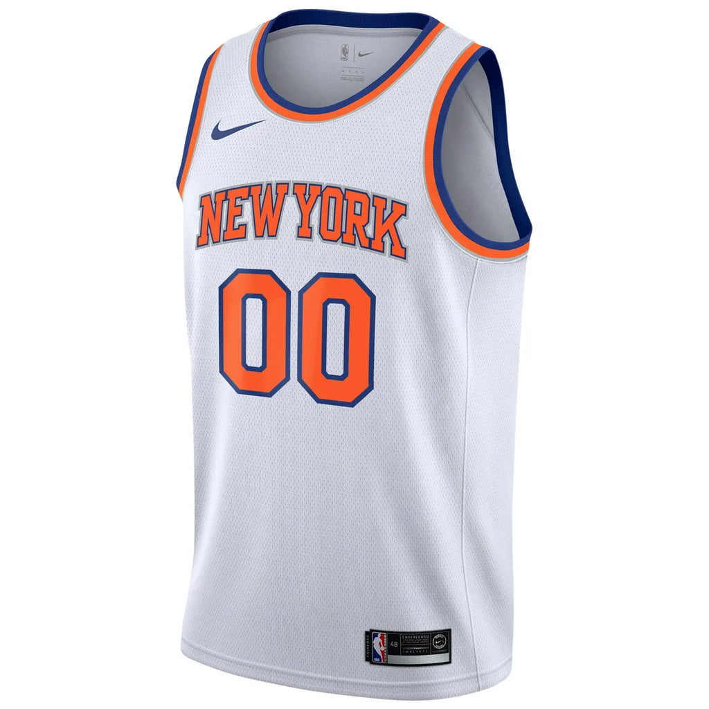 Nike Knicks White Jersey Custom - Hình 2