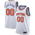 Nike Knicks White Jersey Custom