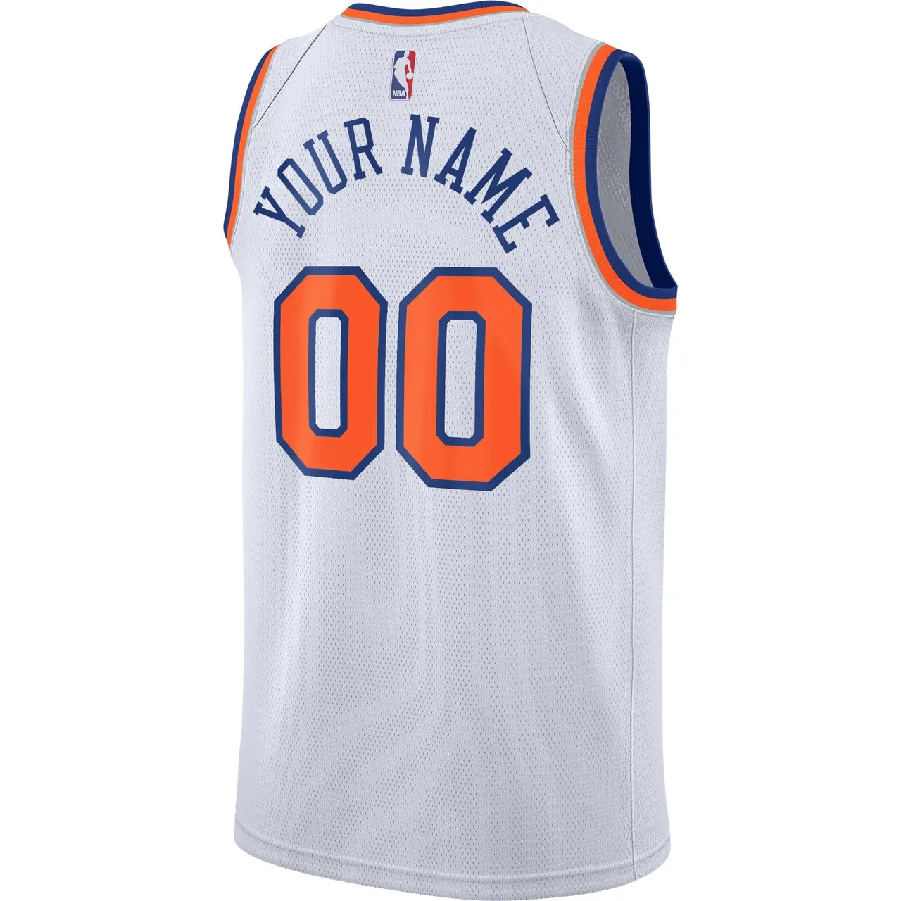 Nike Knicks White Jersey Custom - Hình 3