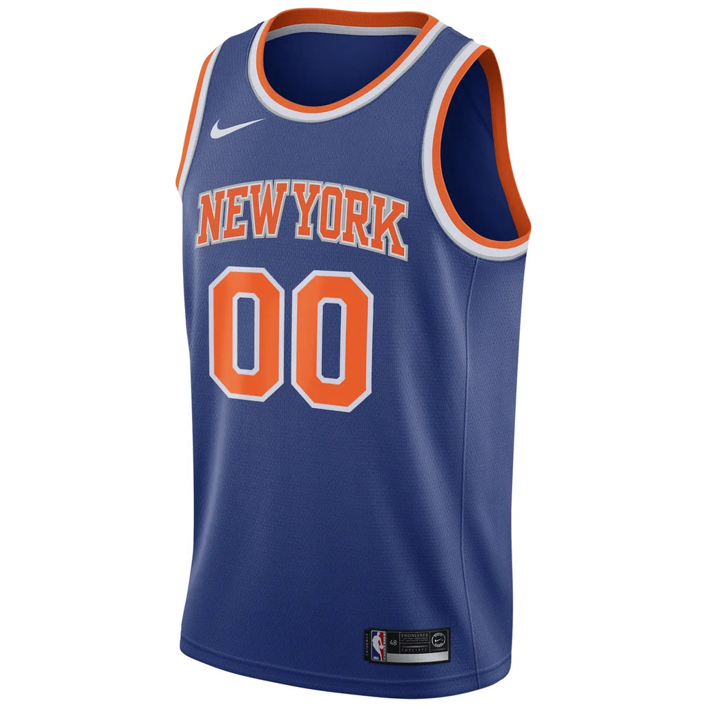 Nike Knicks Royal Blue Jersey - Hình 2