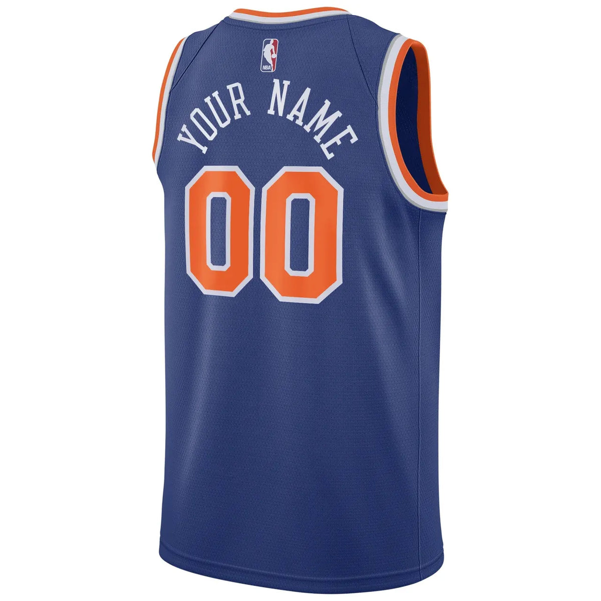 Nike Knicks Blue Jersey - Hình 3