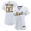 Mets White Gold Women's Jersey