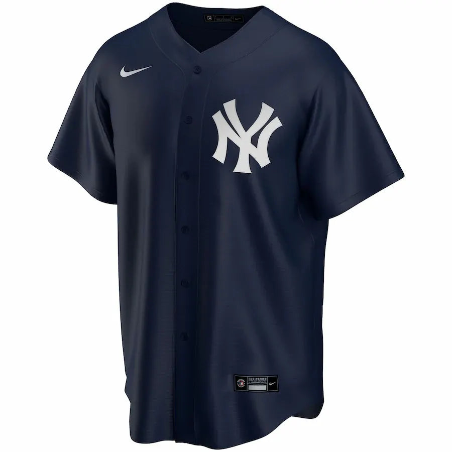 nike Yankees Navy Custom Jersey - Hình 2