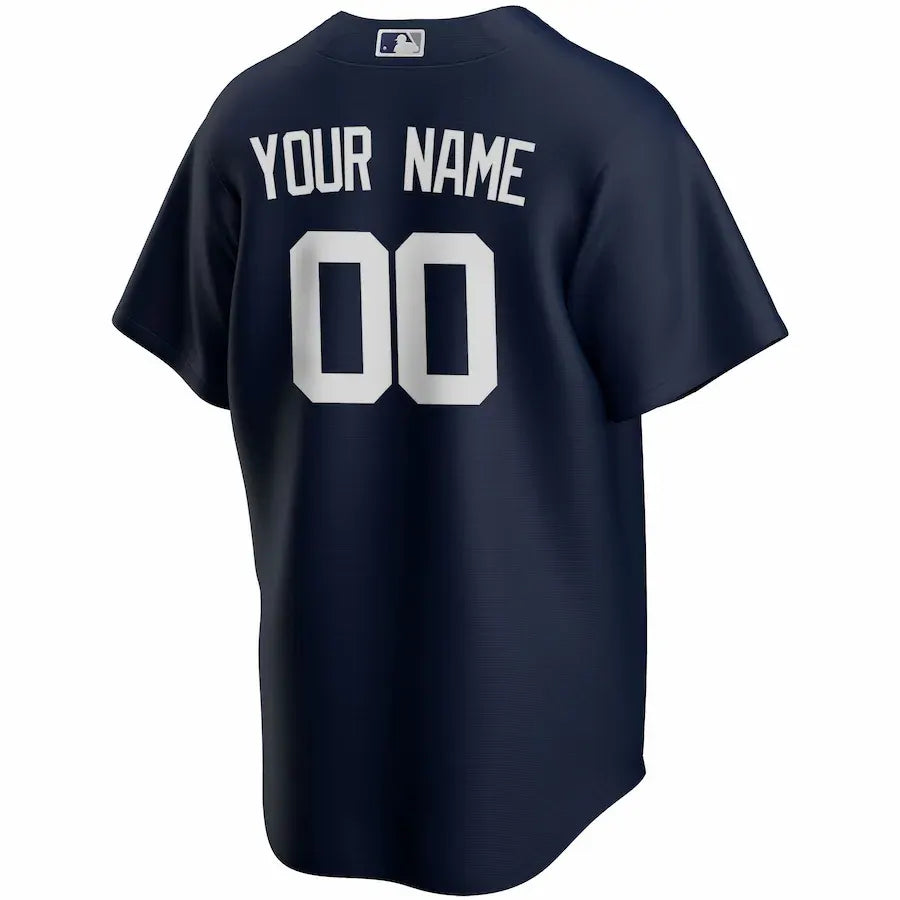 nike Yankees Navy Custom Jersey - Hình 3