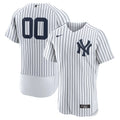 nike custom Yankees White Pinstripe Jersey