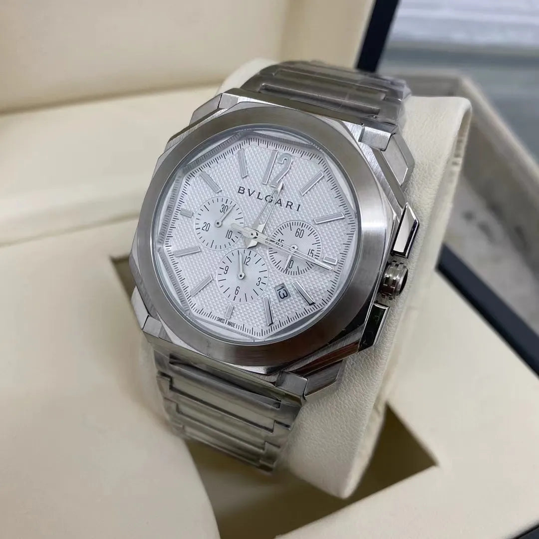 Bulgari Octo Chronograph Silver