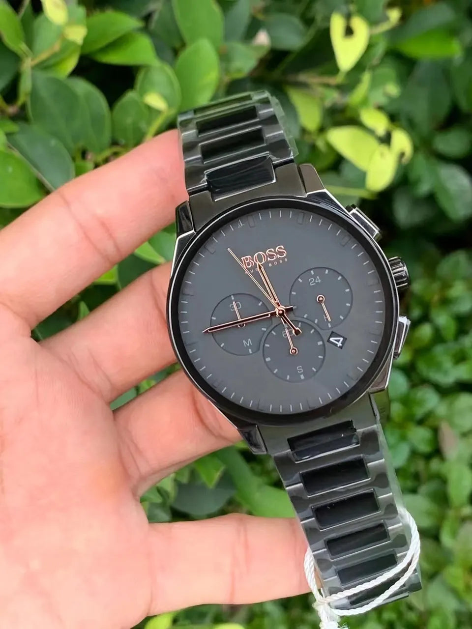 BOSS Gray Dial Steel Bracelet - Hình 7